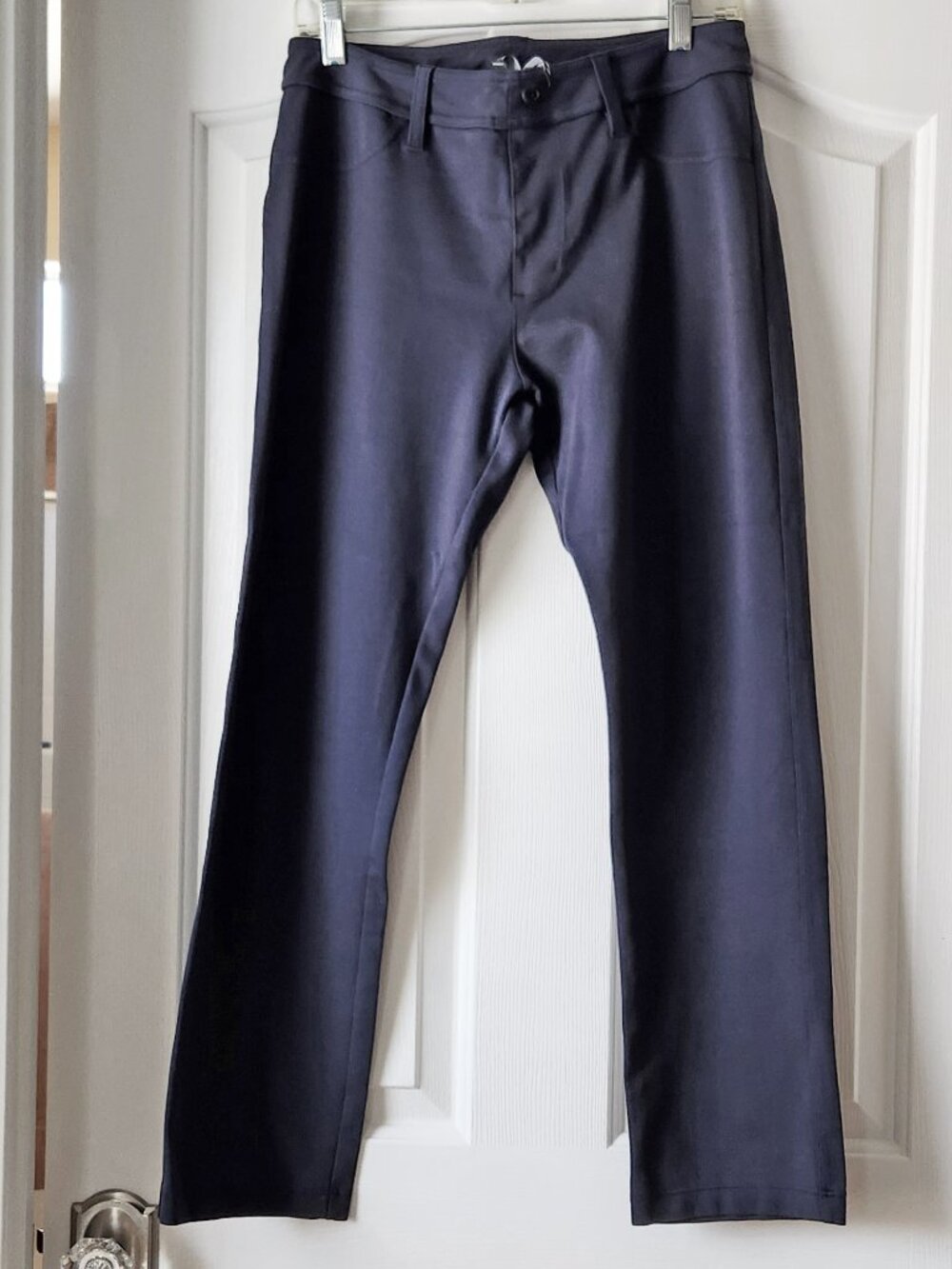 American Giant Ponte Stretch Dress Pant Size 12 Navy Heritage Pants 27" Length